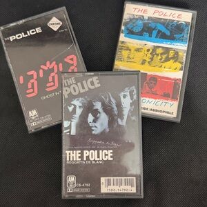 Vintage Cassette Tapes - The Police - set of 3